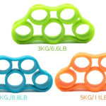 Silicone Finger Trainer Hand Gripper Resistance Bands Fitness