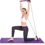 Yoga Crossfit Resistance Bands Exerciser Pull Rope Portable Gym Workout Pilates Bar Trainer Elastic Bands