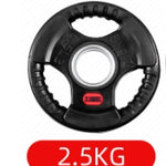 Special Three-Hole Rubber Bag For Gym Weightlifting Barbell Rubber Barbell