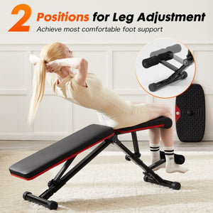Weight Bench Adjustable Workout Bench For Home Gym, Foldable Bench Press For Full Body Exercise And Strength Training