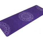 1.5mm Natural Rubber Slip-resistant Yoga Mats Yoga Blanket Folding Fitness Mat High Temperature Travel Printing Mats
