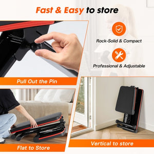 Weight Bench Adjustable Workout Bench For Home Gym, Foldable Bench Press For Full Body Exercise And Strength Training