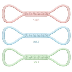 8-character Puller, 8-character Silicone Yoga Auxiliary Home Elastic Band Mini Band Kit, A Set Of 3, Light Three Medium, And Heavy Lower Body Loop Resistance Bands For Legs And Booty